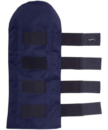 QHP Dark Blue Tail Protector Turnout - Elastic Velcro Fastening for Ultimate Tail Hair Protection | International Shipping - Buy Online on SooperMarket.com