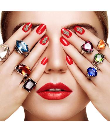 RUNRAYAY 40Pcs 3D Dollar Sign Nail Art Charms with Rhinestones Gold Nail Studs Diamonds for Nail Art Accessories Retro Nail Jewelry Decoration for DIY Crafts Nail Decor - Buy Online on SooperMarket.com