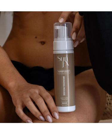 SunFX Ultra Deluxe Self Tanning Bronzing Mousse - Medium Tan Foam with Kakadu Plum Aloe Vera & Coconut - 7.6 fl oz - Buy Online on SooperMarket.com