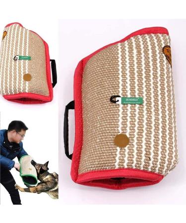 SUNDELY Dog Bite Arm Sleeve Guard Safety Train Pillow for Training Police Young Working Dog Schutzhund German Shepherd Malinois Little Intermediate Size (Red Edge) - Buy Online on SooperMarket.com