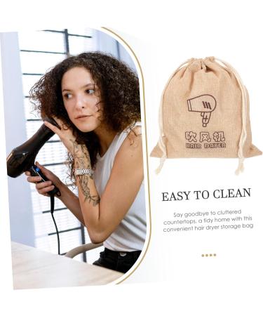 BCOATH 2pcs Blow Dryer Retractable Cord Hair Dryer Organizers Bag Travel Wine Bag Hair Tool Organizer Cloth - Buy Online on SooperMarket.com