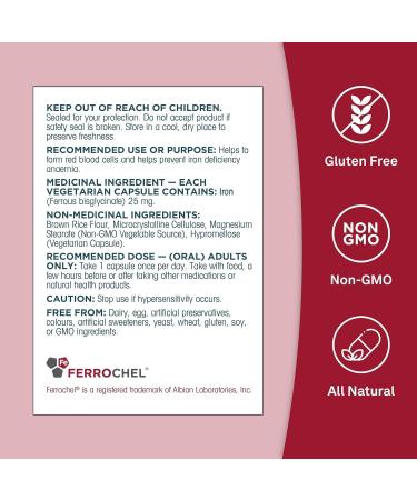 Organika Absolute Iron- Iron Bisglycinate & Liposomal Vitamin C 500mg- High Absoprtion for Superior Bioavailability Immunity- 60vcaps Absolute Iron + Vitamin C - Buy Online on SooperMarket.com