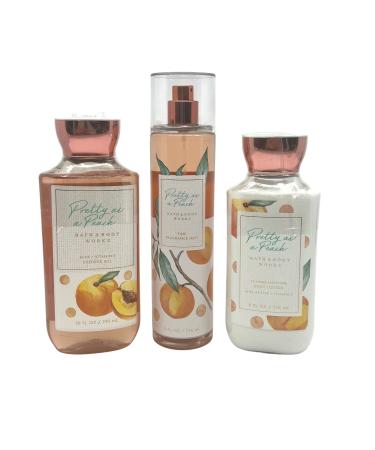 Bath & Body Works   Signature Collection   Pretty as a Peach  Shower Gel   Fine Fragrance Mist & Body Lotion   Trio Gift Set