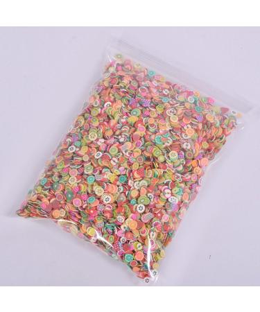 Basage 1000pcs/Bag Assorted Clay 3D Fruit Pattern Slices Nail Art Decoration by Cool Shiny Slicing Nail Decorations - Buy Online on SooperMarket.com