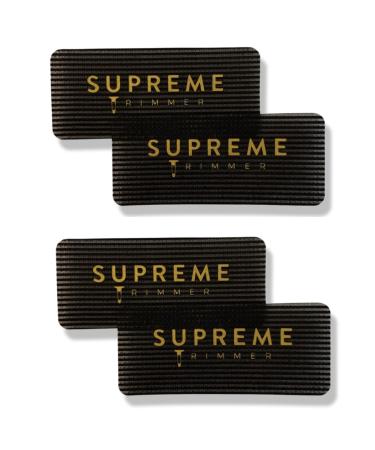 Barber Grippers by Supreme Trimmer   Salon & Barber Hair Holders for Men  Women  Barbers  Stylists  Makeup Artist 2PK (Black/Gold Rectangle 2PK)
