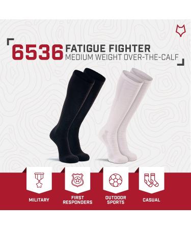 FoxRiver Fatigue Fighter Over-The-Calf Work Socks - Large Black - Buy Online on SooperMarket.com