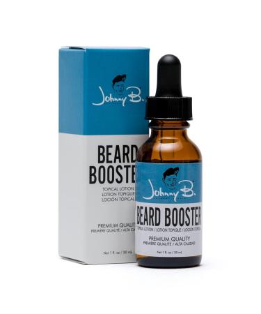 JOHNNY B. Beard Booster Lotion - Natural Growth Formula 1 oz | International Shipping Available - Buy Online on SooperMarket.com