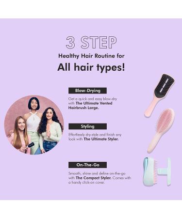 Buy Tangle Teezer Compact Styler Detangling Hairbrush | Travel-Friendly for Wet & Dry Hair (Baby Shades) - Buy Online on SooperMarket.com