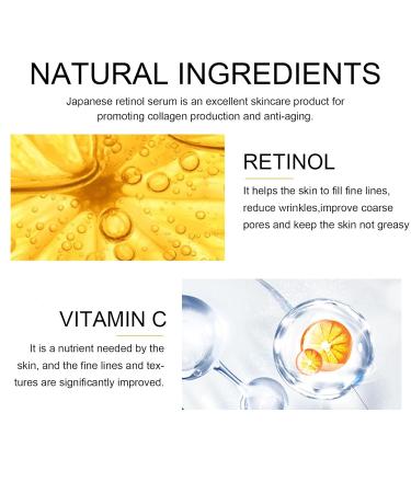 Japan Retinol Serum - 0.4% Retinol & Hyaluronic Acid | Anti-Aging Face Serum for Women & Men | Reduce Fine Lines & Wrinkles - Buy Online on SooperMarket.com