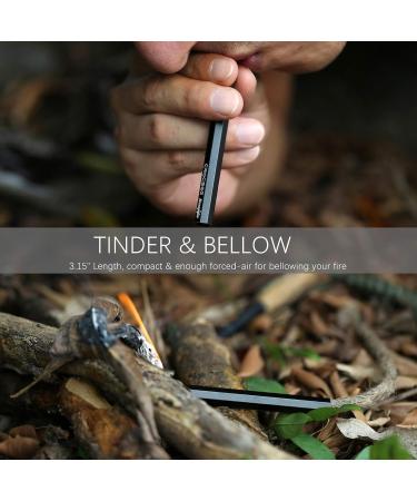 CrocSee Survival Wick Hemp Cord Tinder Kit with Waterproof Aluminum Bellows Tube Sleeve - Fire Starting Essentials - Buy Online on SooperMarket.com