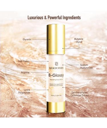 SILKDERMIS B Glossy Smoothing Body Serum for Silky Smooth Skin B Glossy Body Serum for Fine Lines and Wrinkles 100ML / 3.38Fl Oz - Buy Online on SooperMarket.com