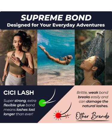 Elite Power Eyelash Extension Glue - 8 Week Retention Fast Drying Latex Free 5ml - Perfect for Professionals - Buy Online on SooperMarket.com