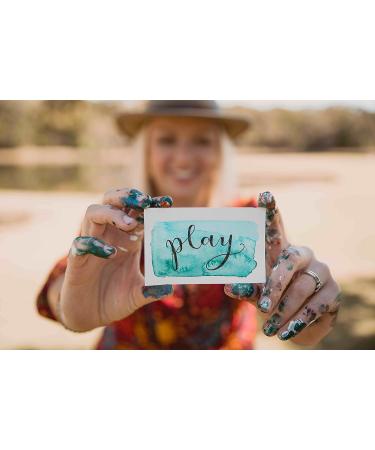 Wildflower Art Studio Brush Lettering Calligraphy Kit - Beginner Starter Set with Instruction Book and Supplies - Perfect Gift for Kids, Teens, Adults - Buy Online on SooperMarket.com