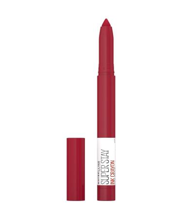 Maybelline New York Maybelline Super Stay Ink Crayon Matte Longwear Lipstick Makeup Check Yourself 0.04 Ounce . 125 Check Yourself 0.04 ounces (Pack of 2)