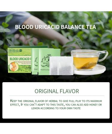 AIHIYO Blood Uric Acid Balance Tea Promote Purine Metabolism and Relieve Joint Pain 20 Teabags (3) - Buy Online on SooperMarket.com