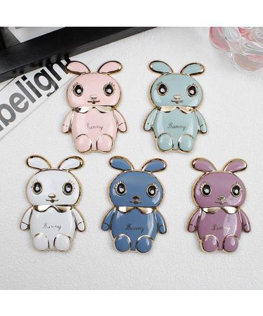 Tivenfezk Nadoli for Oppo Realme 8 4G - Glitter Rabbit Stand Soft Silicone Case - Transparent Protective Cover - Buy Online on SooperMarket.com