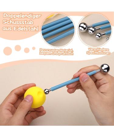 Buy Bamru 14 Dotting Tools Set for Stone Painting Nail Art & Embossing - Includes Balls Box & Pen - International Shipping Available - Buy Online on SooperMarket.com