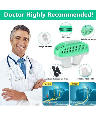 Anti Snoring Device - Stop Snoring Solution for Better Sleep | Ideal for CPAP Users | Comfortable Nasal Snoring Aid for Men & Women - Buy Online on SooperMarket.com
