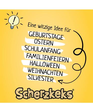 Scherzkeks Kids Fortune Cookies - 10 Fun Joke Cookies for Birthdays & Celebrations - Buy Online on SooperMarket.com