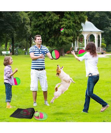 Jiosdo Velcro Fishing Ball Game - Fun Outdoor Game for Kids Ages 3-6 | Throwing & Catching Toys for Garden Play - Buy Online on SooperMarket.com