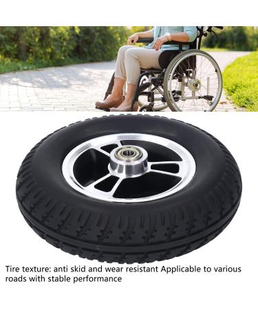 Wheelchair Wheel Hub 17.78Cm 7 Inch Wheels 7In Rehabilitation Tire Pu Alloy Wheels 47Mm 1.85In Replacement Wheels - Buy Online on SooperMarket.com