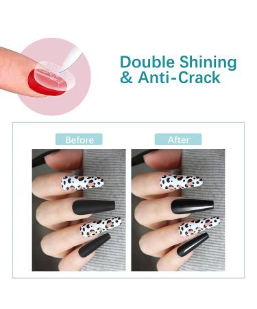 Dip Powder Base Top Coat and Activator Set - 2x15ml - Easy to Apply, Quick Dry, No UV LED Needed - Buy Online on SooperMarket.com