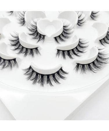 3D Natural Long False Eyelashes - Soft Bulk Lash for Girls Makeup (7PACK) - Buy Online on SooperMarket.com