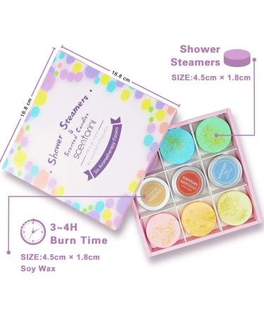 Mothers Day Shower Steamers & Candles Set - Aromatherapy Bombs for Home Spa Experience - Buy Online on SooperMarket.com
