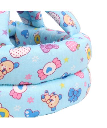 FLYPARTY Baby Toddler Adjustable Safety Helmet Cap - Blue Sweets - Buy Online on SooperMarket.com