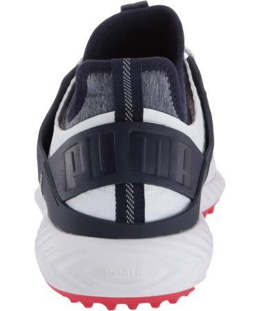 PUMA Ignite Pwradapt Caged Golf Shoe 10.5 - White/Silver/Peacoat - Buy Online on SooperMarket.com