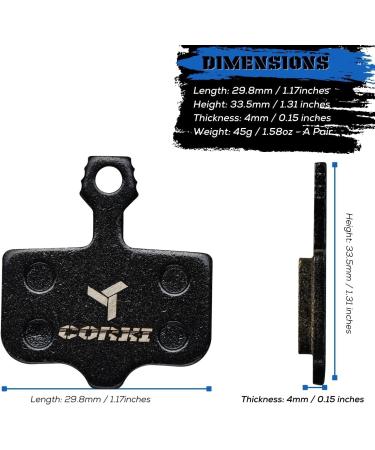 Sram Avid Disc Brake Pads for Elixir & Level Series - 2 Pairs (Resin, Semi-Metallic, Sintered Metal) - Buy Online on SooperMarket.com
