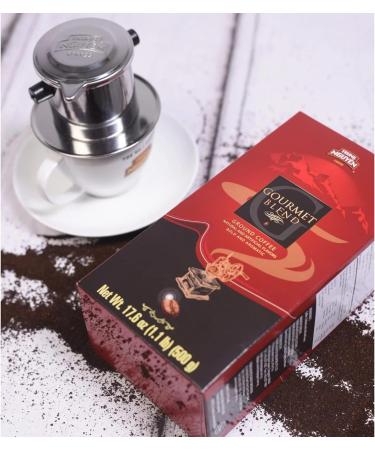 Trung Nguyen Gourmet Blend Vietnamese Instant Coffee 500g with Filter - Authentic Taste and Convenience - Buy Online on SooperMarket.com