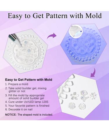 MIZHSE Clear Nail Sculpture Gel 60g | Solid Builder Gel for Nail Extensions | Non-Sticky Hand Carving Gel for Nail Art - Buy Online on SooperMarket.com