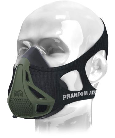 Phantom Athletics Training Mask - Endurance Training for More Performance in Sports Green M