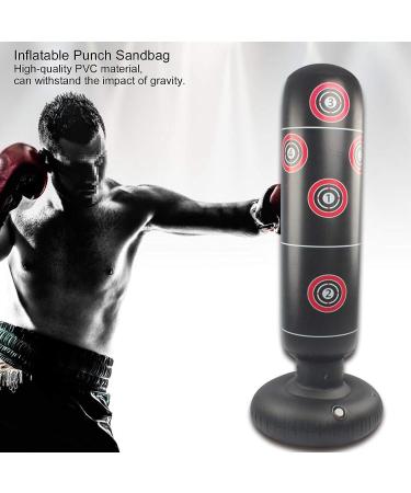Inflatable Training Boxing Punching Bag 160cm PVC for Adults & Kids - Buy Online on SooperMarket.com