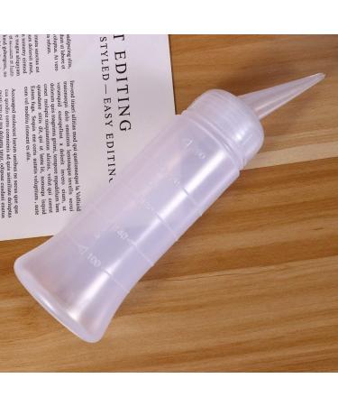 Lurrose 3pcs 260ml Hair Dye Bottles with Angle Tip - Refillable and Graduated for Home and Salon Use - Buy Online on SooperMarket.com