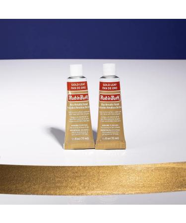 AMACO Rub n Buff Gold Leaf 15ml Tubes - Versatile Gilding Wax for Furniture Restoration - Set of 2 Rub n Buff Colors - Buy Online on SooperMarket.com