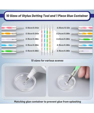 B-7000 Crystal Rhinestone Jewelry Glue Clear 110ml - Craft Adhesive with Precision Tips for Nail Art & Phone Repair - Buy Online on SooperMarket.com