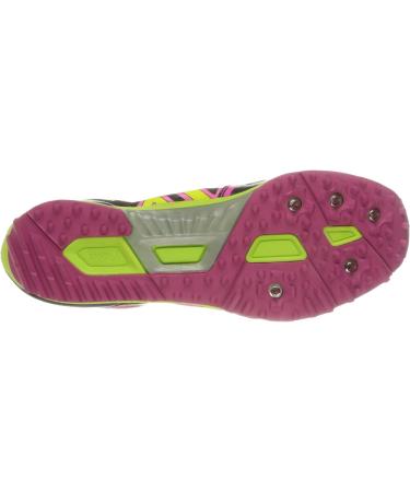 ASICS Women's Hyper Rocketgirl XC Spike Shoe 10.5 - Black/Hot Pink/Flash Yellow - Buy Online on SooperMarket.com