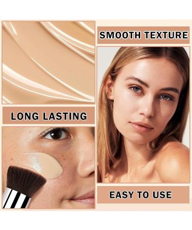 Airbrush Makeup Foundation for Mature Skin | Long Lasting Full Coverage Silky Spray | Brighten 01 Natural - Shop Now - Buy Online on SooperMarket.com