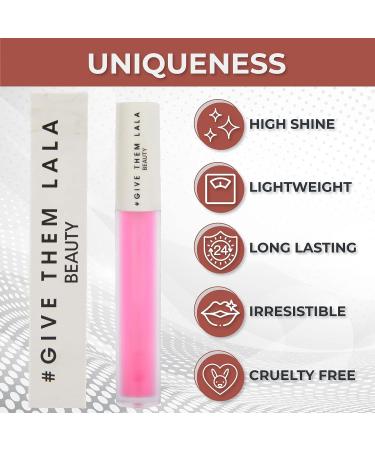 GIVE THEM LALA Drenched Lip Quencher - Moisturizing Clear Lip Gloss by Lala Kent | Cruelty-Free Lip Oil for Hydrated Lips - Buy Online on SooperMarket.com