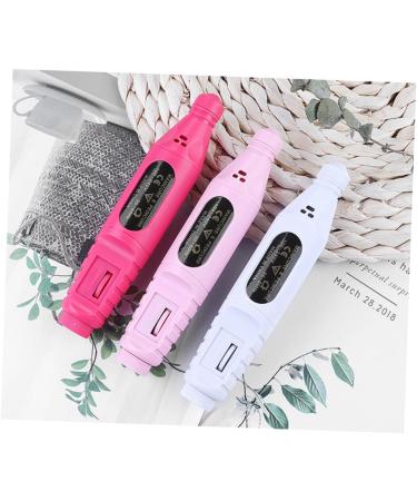 FOMIYES Nail File Drill Professional Acrylic Gel Tool Electric Nail File Acrylic Nails Tools Manicure Polishing Tools Nail Tools Nails Gel Manicure Tool Pen Style Nail White 13.8*2.8cm White - Buy Online on SooperMarket.com