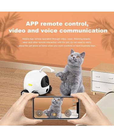 obexx Smart Pet Camera  Smart Companion Robot for Pets  Dog Treat Dispenser  Movable 1080P Full HD WiFi pet Camera Night Vision  2way Video via Smart Phone App (2.4G WiFi ONLY) White - Buy Online on SooperMarket.com