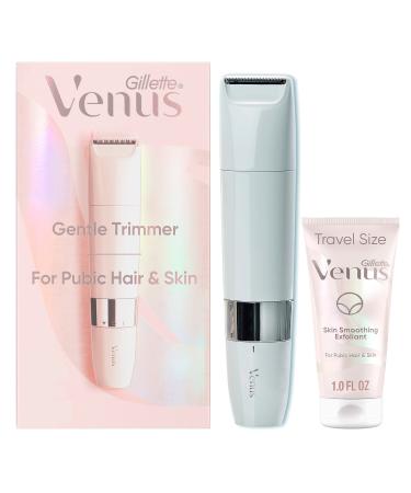 Gillette Venus for Pubic Hair & Skin Gentle Trimmer Plus 1oz Smoothing Exfoliant