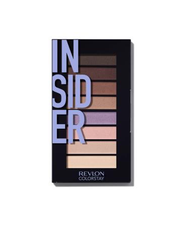 Eyeshadow Palette by Revlon  ColorStay Looks Book Eye Makeup  Highly Pigmented in Blendable Matte & Metallic Finishes  940 Insider  0.21 Oz Insider 1 Count (Pack of 1)