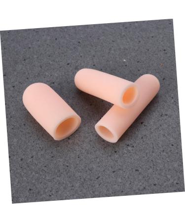 Finger Cots Set - 8 Pcs Finger Tips & Toe Sleeve Covers for Pain Relief - Beige Thin Section - Thumb and Toe Protectors Included - Buy Online on SooperMarket.com