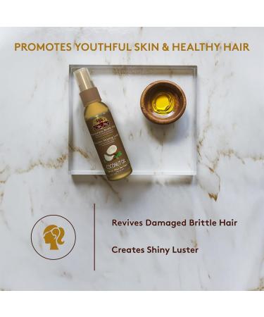 OKAY MIST HAIR SPRAY with COCONUT OIL 2oz / 59ml Coconut 2 Fl Oz (Pack of 1) - Buy Online on SooperMarket.com