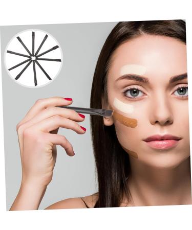 Mikinona Double Ended Makeup Brush 10 Pcs Eye Shadow Brush Sponge Makeup Applicator Foundation Sponge Makeup Brush Makeup Tools - Buy Online on SooperMarket.com
