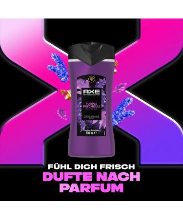 AXE Fine Fragrance Purple Patchouli Shower Gel - 300ml | Long-Lasting Freshness & Spectacular Scent | Premium Collection - Buy Online on SooperMarket.com