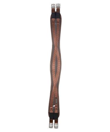 Kincade Anti-Chafe Shaped Elastic Girth Brown Size 48 Size 48 Brown
